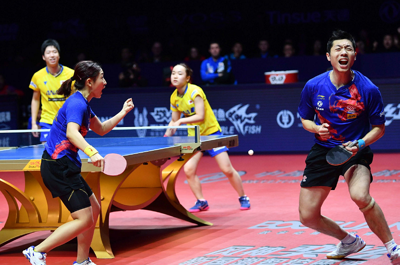 包含中国乒乓球队绝地反击波兰乒乓球队，水谷隼制霸全场的词条